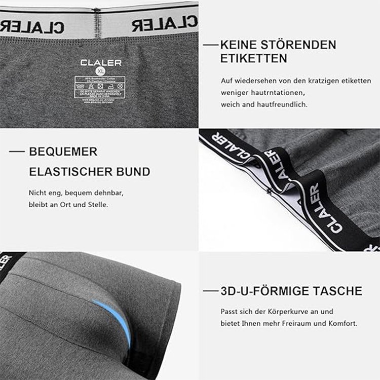 men's boxers grey detail introduction