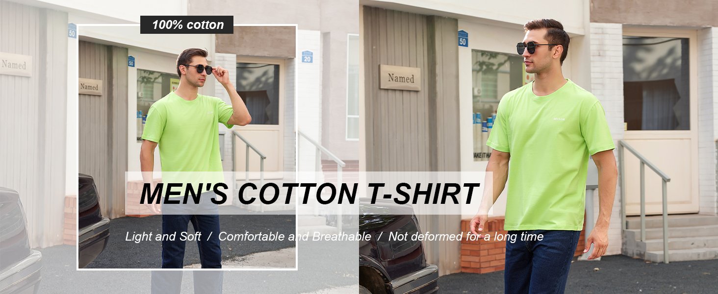 men's cotton t-shirt detail