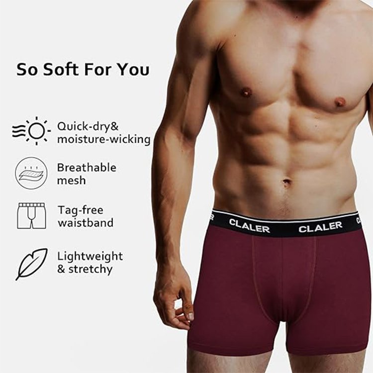 men's boxers red advantages
