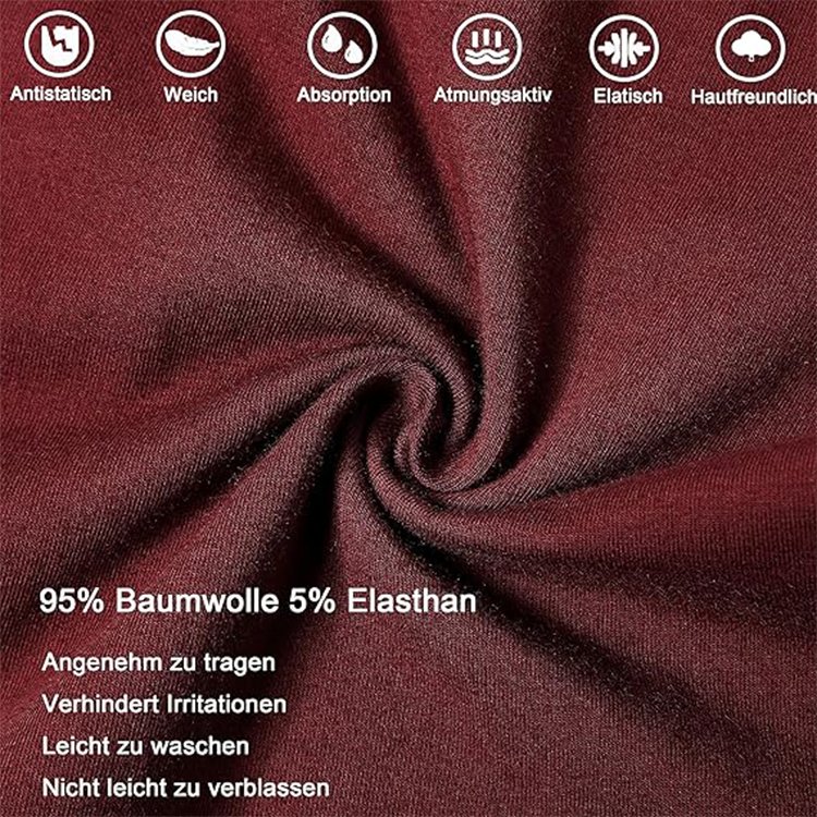 men's boxers red fabric detail