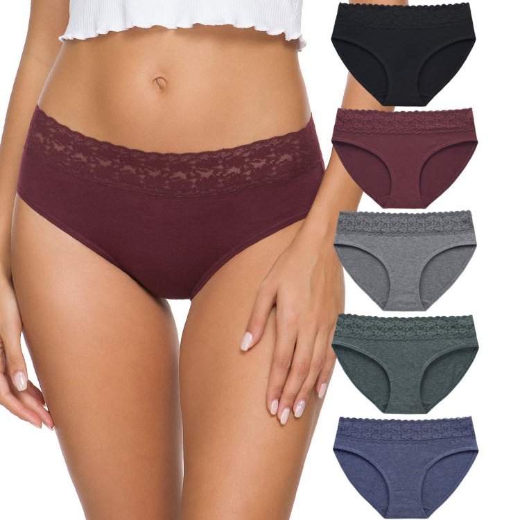 women's panties red colors combination