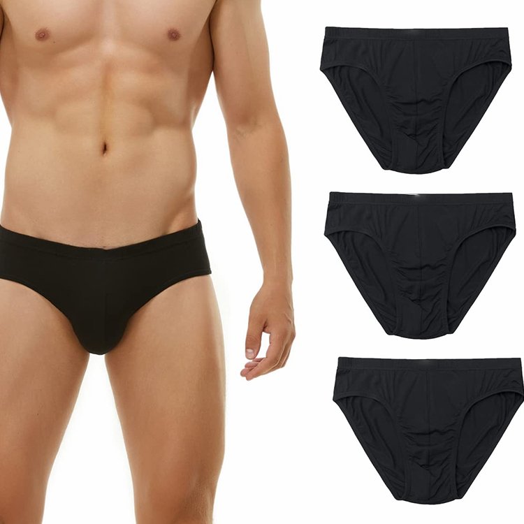 men's briefs black combination