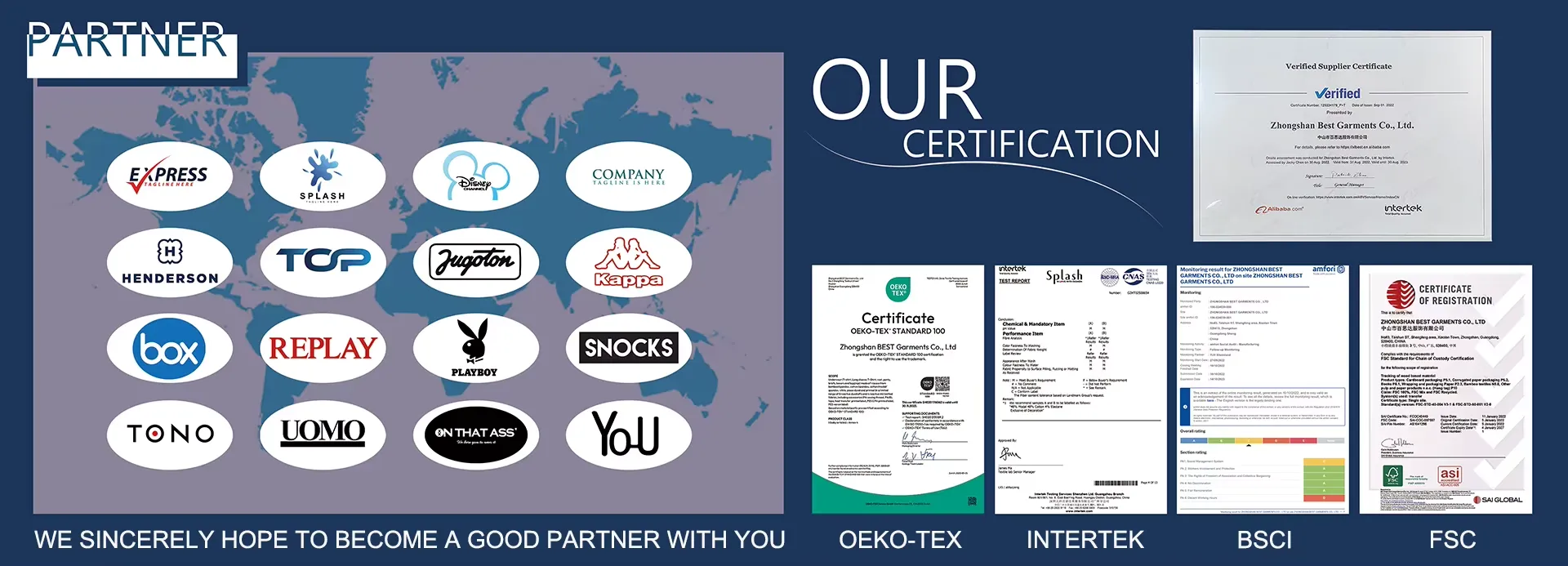 partners and certification