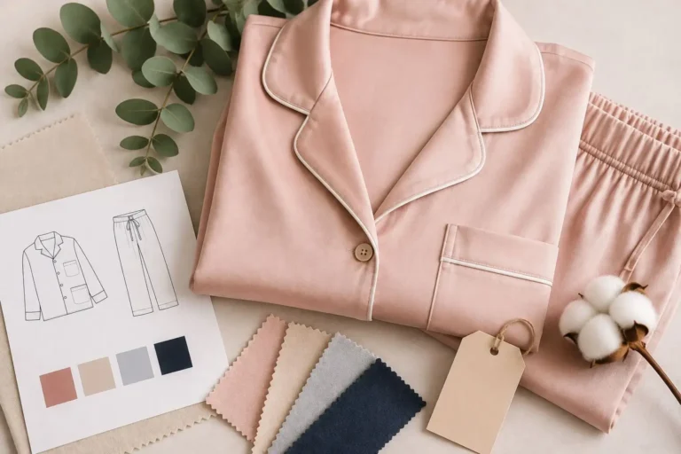 Pajama collection for starting a private label pajama brand from scratch