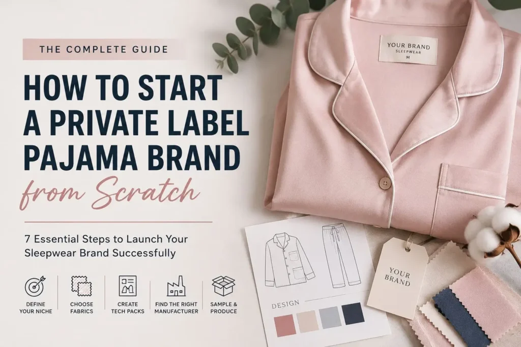 How to start a private label pajama brand from scratch