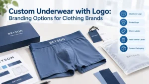 Custom underwear with logo and branding options