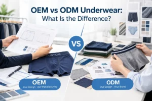 OEM vs ODM underwear manufacturing comparison