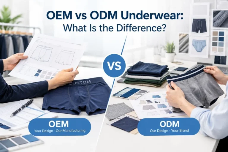 OEM vs ODM underwear manufacturing comparison