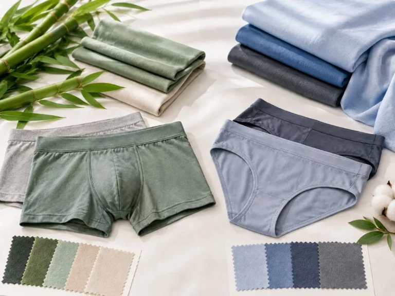 Bamboo Modal Underwear Flat Lay