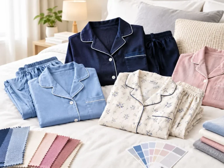 Cozy Pajama Collection Flat Lay