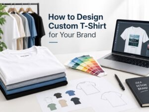 Custom T-Shirt Brand Design Workspace