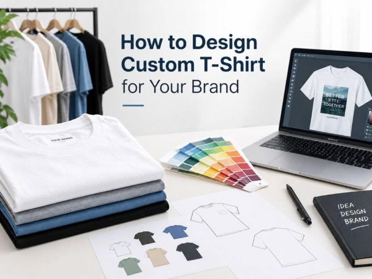 Custom T-Shirt Brand Design Workspace