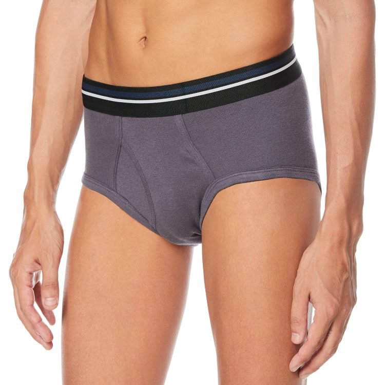 men's briefs grey front