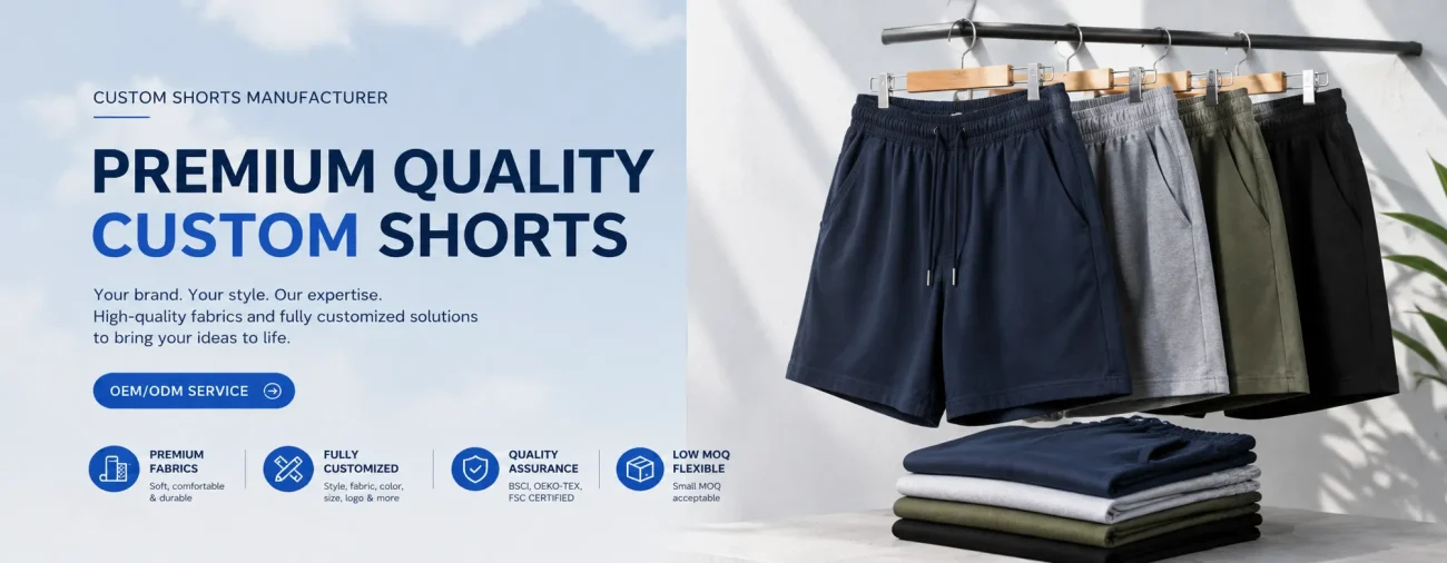 apparel manufacturing shorts